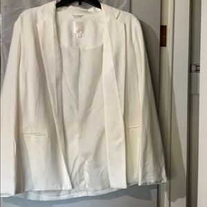 Brand new without tags cream colored blazer
